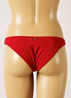 Bas de maillot de bain micro fibres culotte rouge BANANA MOON femme