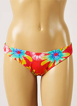 Bas de maillot de bain imprimé fantaisie culotte rouge BANANA MOON femme