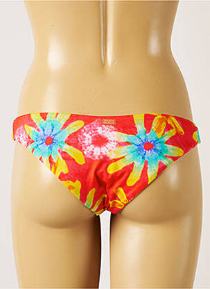 Bas de maillot de bain imprimé fantaisie culotte rouge BANANA MOON femme