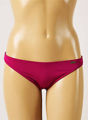 Bas de maillot de bain micro fibres culotte violet BANANA MOON femme