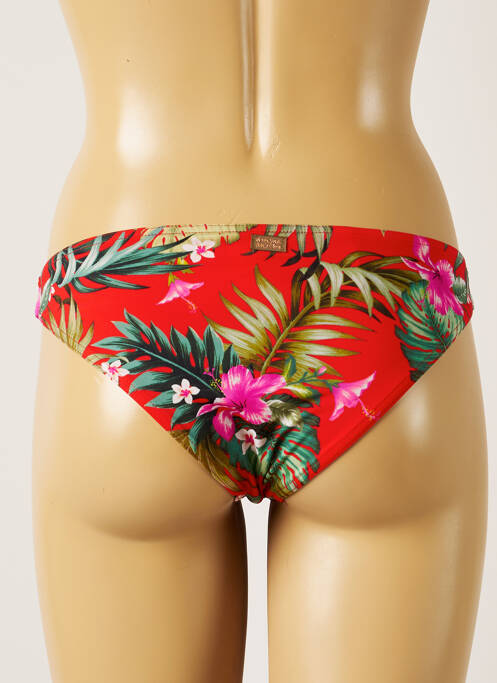 Bas de maillot de bain imprimé fleurs culotte vert BANANA MOON femme