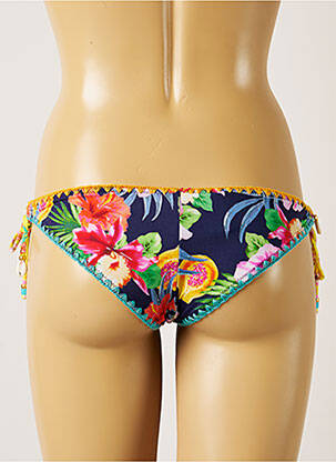 Bas de maillot de bain imprimé fleurs bikini rouge BANANA MOON femme