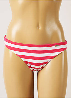 Bas de maillot de bain tissage satiné culotte rose BANANA MOON femme