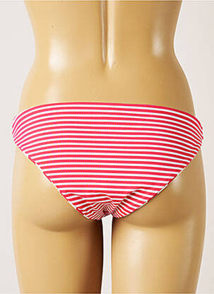 Bas de maillot de bain tissage satiné culotte rose BANANA MOON femme