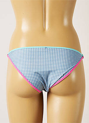 Bas de maillot de bain imprimé fleurs bikini bleu BANANA MOON femme