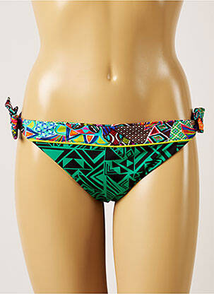 Bas de maillot de bain réversible bikini vert BANANA MOON femme