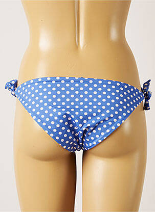 Bas de maillot de bain imprimé fleurs bikini bleu BANANA MOON femme