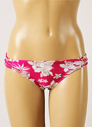 Bas de maillot de bain imprimé fleurs culotte rose BANANA MOON femme