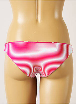 Bas de maillot de bain imprimé fleurs culotte rose BANANA MOON femme