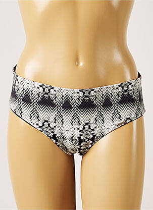 Bas de maillot de bain réversible culotte gris BANANA MOON femme