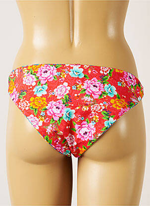 Bas de maillot de bain imprimé fleurs culotte bleu BANANA MOON femme