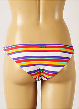 Bas de maillot de bain imprimé fleurs culotte violet BANANA MOON femme