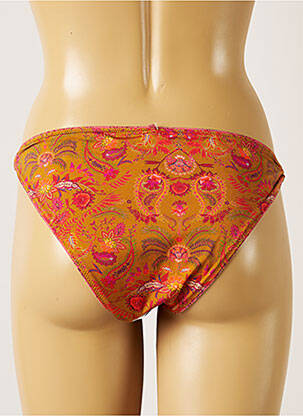 Bas de maillot de bain imprimé fleurs culotte rose BANANA MOON femme