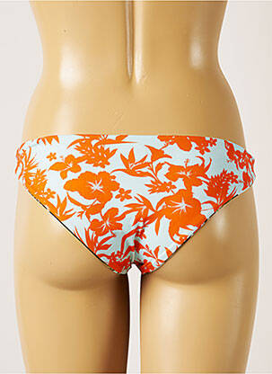 Bas de maillot de bain imprimé fleurs culotte bleu BANANA MOON femme