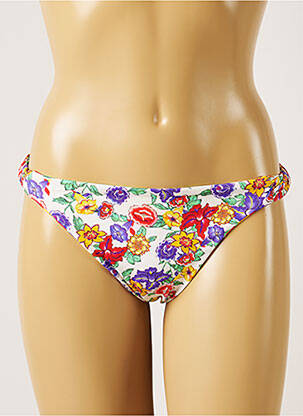 Bas de maillot de bain réversible culotte blanc BANANA MOON femme