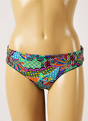 Bas de maillot de bain réversible culotte vert BANANA MOON femme