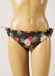 Bas de maillot de bain imprimé tie and dye bikini vert LIVIA femme