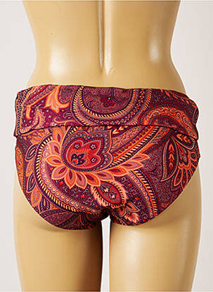 Bas de maillot de bain stretch culotte orange LIVIA femme