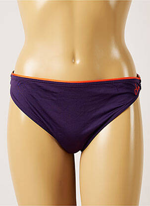 Bas de maillot de bain stretch culotte violet LIVIA femme