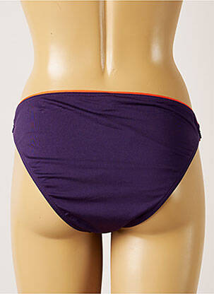 Bas de maillot de bain stretch culotte violet LIVIA femme