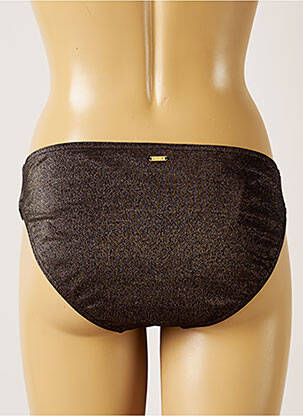 Bas de maillot de bain micro fibres culotte jaune LIVIA femme