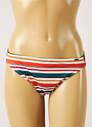 Bas de maillot de bain micro fibres culotte bleu LIVIA femme