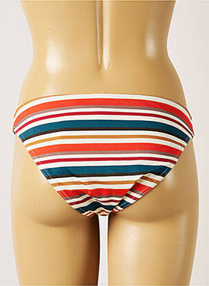 Bas de maillot de bain micro fibres culotte bleu LIVIA femme