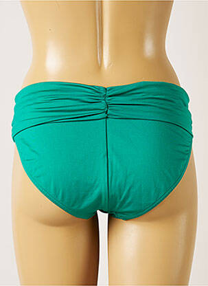 Bas de maillot de bain micro fibres culotte vert LIVIA femme