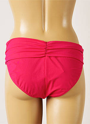 Bas de maillot de bain micro fibres culotte rose LIVIA femme