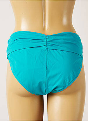 Bas de maillot de bain micro fibres culotte bleu LIVIA femme