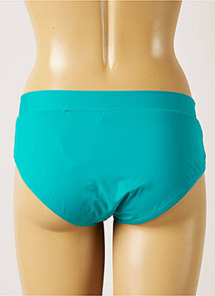 Bas de maillot de bain micro fibres culotte bleu LIVIA femme