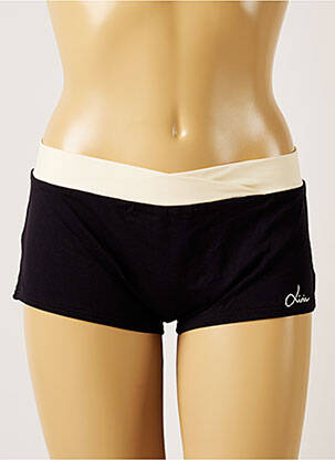 Bas de maillot de bain shorty shorty noir LIVIA femme