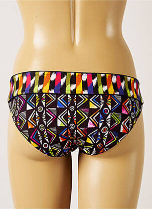 Bas de maillot de bain tissage satiné culotte noir LIVIA femme