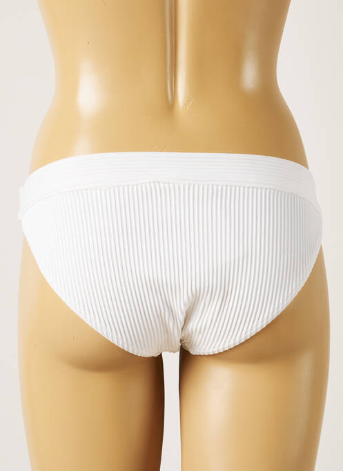 Bas de maillot de bain stretch culotte blanc LIVIA femme