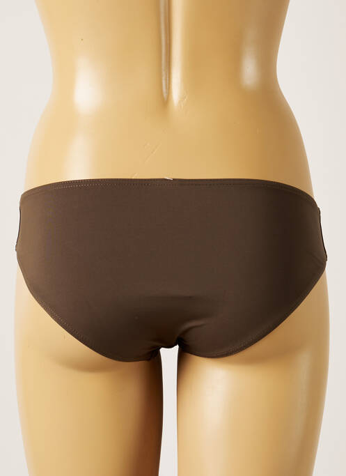 Bas de maillot de bain marron LIVIA pour femme