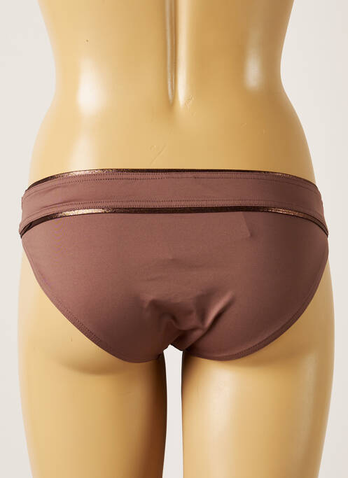 Bas de maillot de bain marron LIVIA pour femme
