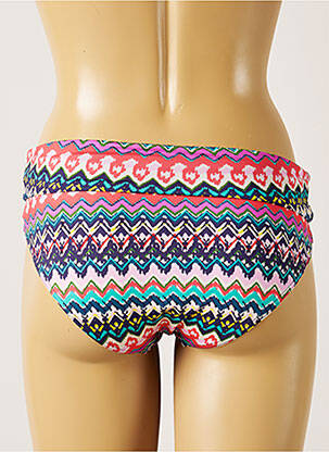 Bas de maillot de bain imprimé fantaisie culotte bleu LIVIA femme