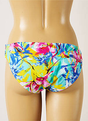 Bas de maillot de bain imprimé fantaisie culotte bleu LIVIA femme