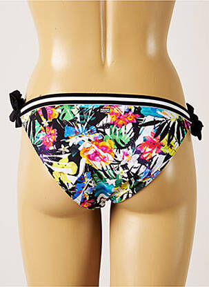 Bas de maillot de bain imprimé tie and dye bikini noir BANANA MOON femme
