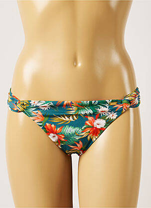 Bas de maillot de bain imprimé tie and dye bikini bleu BANANA MOON femme
