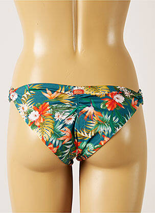 Bas de maillot de bain imprimé tie and dye bikini bleu BANANA MOON femme