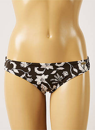 Bas de maillot de bain imprimé fleurs bikini vert BANANA MOON femme