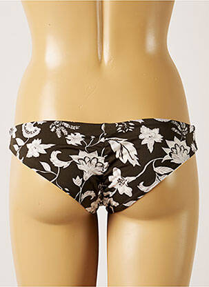 Bas de maillot de bain imprimé fleurs bikini vert BANANA MOON femme