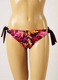 Bas de maillot de bain imprimé tie and dye bikini violet BANANA MOON femme