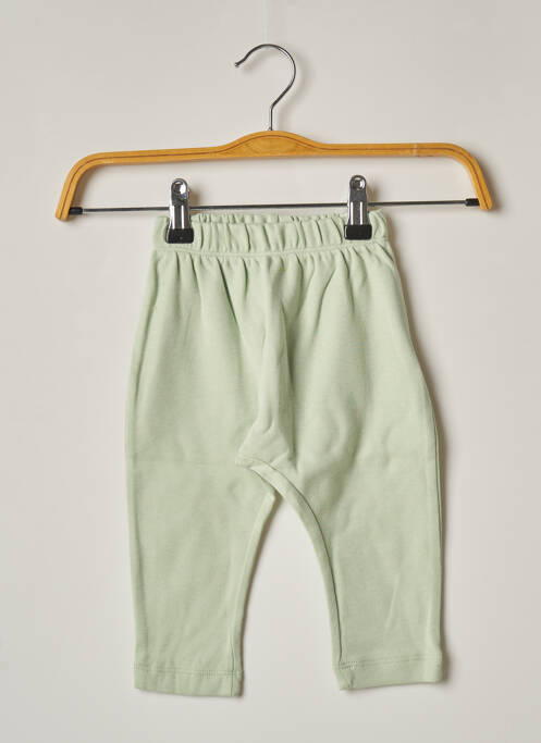 Pantalon droit taille élastique taille élastique vert HELLO ELAÉ enfant