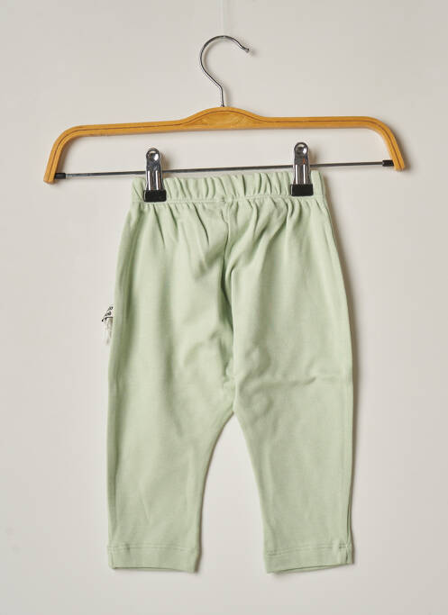 Pantalon droit taille élastique taille élastique vert HELLO ELAÉ enfant