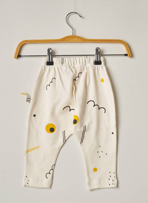 Pantalon droit beige HELLO ELAÉ pour enfant