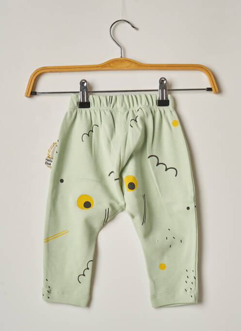 Pantalon droit vert HELLO ELAÉ pour enfant