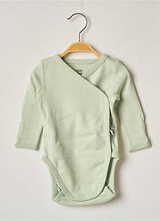 Body lingerie vert HELLO ELAÉ pour enfant seconde vue