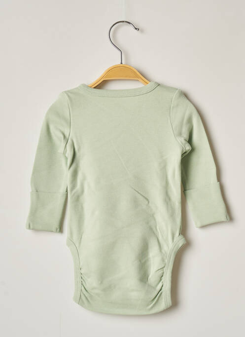 Body lingerie vert HELLO ELAÉ pour enfant